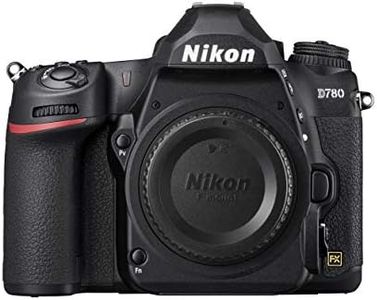 Nikon D780 Body Fotocamera Reflex Digitale, 24.5 Mp, Cmos Fx Pieno Formato, 2 Slot Card SD, Face Detect in Af Live View, Mirino Ottico, Fino a 12 Fps, Nero