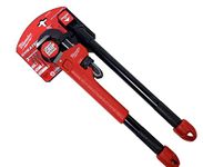 Milwaukee 48 22 7314 Cheater Adaptable Pipe Wrench - 3 Length Design - Red/Black