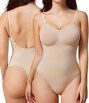 Gotoly Backless Shapewear Tummy control for Women Bodysuit Thong Seamless Body Shaper Sleeveless Compression Tanks Tops