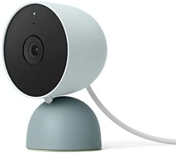 Google Nest Security Cam (Wired) - 2nd Generation - Fog, 1080p, Motion Only