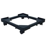 Wembley Fully Plastic Adjustable Trolley for All Brand Top Load Washing Machine Small Refrigerator Stand | Size 20-26 Inch.(Extendable)| Load Carrying Capacity Upto 250Kgs.