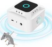 Wonlonda Rodent Repellent Electronic, Ultrasonic Pest Repeller, Mouse Deterrent with Ultrasounds 12 Strobe Lights