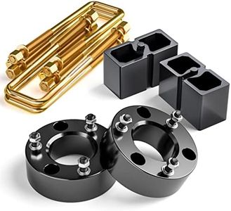 KSP Silverado 1500 Leveling Lift Kits 3"F+2"R, Full Suspension Kit Whole Set for 2007-2020 Chevy GMC Silverado Sierra 1500 with Aluminum Lift Spacer and Lift Block and Steel Extended U Bolts
