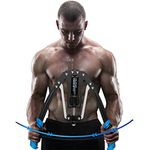 ALPHA ZONE Armfit Adjustable Hydraulic Power Twister | Arm Exerciser for Upper Body Chest Workout Shoulder Muscle Training | Arm & Chest Expander Exercise, 22-440lbs Strength | Home Fitness Equipment.