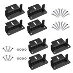 8PCS Solar Panel Mounting Bracket Holder, Aluminum Solar Panel Z Brackets Roof Solar Panel Brackets with Nuts & Screws for Motorhome, RV, Boat, Wall, Yacht and Other Off Gird Installation