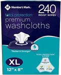 Member's Mark Adult Washcloths (240 Count) (2 Pack)