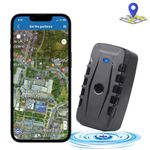 Winnes GPS Tracker 20000mAh Long Working Time Car Trackers Realtime Track Location Activity Monitor Strong Magnetic Outdoor Waterproof Anti-theft Vehicle Tracker with APP, No Subscription fee