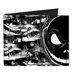Buckle-Down Men's Buckle-down Wallet, Nightmare Before Christmas, 4.0 x 3.5 UK