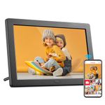 Yabumak Digital Photo Frame 10 inch WiFi Digital Picture Frame 1280 * 800 High Resolution Photo/Music/Video Player Full IPS Display Smart Digital Picture Frame Share Photos/Video via Free Frameo APP