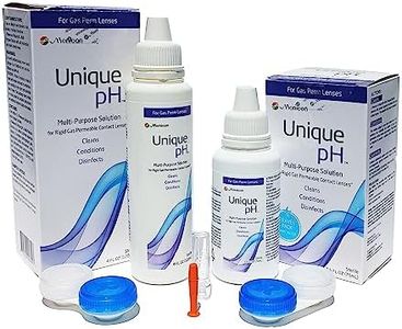Box O' Mart Menicon Unique pH Multi-Purpose Solution 4 Oz, Unique pH Travel Pack 2.5 Oz and DMV Lens Remover, Bundle of 3 Items