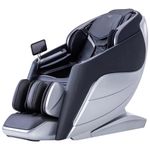 Alfine 2024 4D Massage Chair Full Body,Zero Gravity SL Track Shiatsu Massager Recliner with Electric Calfrest Extension, Calf Kneading, AI Voice Control, Heating, Touch Screen A710 (Light Black)