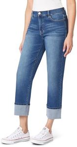 Angels Forever Young Women's Signature Straight Crop Jeans, Panama