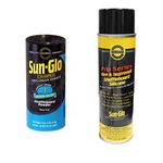 Sun-Glo Silicone Shuffleboard Spray (12 oz.) & Super-Glide Shuffleboard Powder Wax (16 oz.) Combo