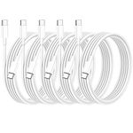 USB C to USB C Cable 60W (5 Pack 1M), 60W USBC Type C Fast Charging Cord for iPhone 15 16 Por Max Plus/MacBook Air/Pro, iPad Pro 12.9/11/,Samsung Galaxy S23/22/21/20/Note