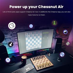 Chessnut Air Electronic Chess Board – Portable Digital Game Set