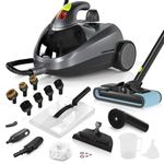 GOATCLEAN Heavy-Duty Steam Cleaner - 1500W Multipurpose Handheld Floor Steamer with 22 Accessories 16ft Cord for Home, Car Detailing, Tile, Grout, Carpet, Wallpaper, Upholstery, Window, Deep Cleaning