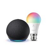 Echo Dot (5th generation, 2022 release) | Charcoal + Sengled LED Smart Light Bulb (B22), Works with Alexa - Smart Home Starter Kit