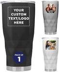 DISCOUNT PROMOS 20 oz. Quantum Stainless Steel Travel Mugs