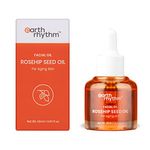 Earth Rhythm Cold Pressed Organic Rosehip Seed Face Oil | Hydrates & Moisturize Skin,Men & Women - 20ml