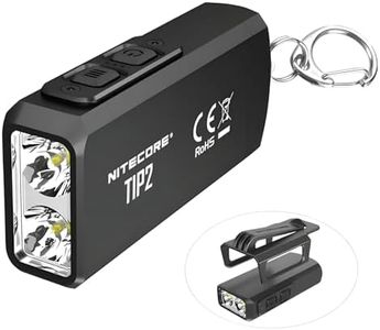 Nitecore TIP 2 Lampe de Poche 720 Lumen LED Mini Lampe Torche Magnétique, Lampe Porte Clé Rechargeable USB Étanche IP67