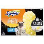 Swiffer Duster Multi-Surface Pet Heavy Duty Refills with Febreze Odor Defense, 6 Count