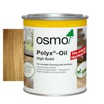 osmo Polyx®-Oil - Hard Wax Oil 3011, Clear Gloss, 750ml - Durable Wood Oil for Floors & Furniture, Water-Resistant, Wood Treatment & Wood Finish