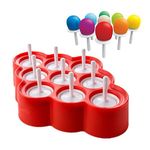 Ice Pop Mold Silicone Pop Maker BPA Free Popsicle Molds Great Kitchen Tool for DIY Pops in Summer for Your Kids