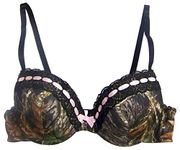 Weber Pink Bow Padded Bra - 36B