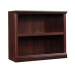 Sauder 2 Bookcase/Book Shelf, Engineered Wood, Select Cherry Finish, L: 35.28" x W: 13.23" x H: 29.92"