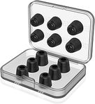 Proxima Direct (6 Pairs)Earphone Tips, 12pcs Replacement Earbud Tips Premium Memory Foam Earphone Earbuds Block Out Ambient Noise for 5mm-7mm Inner Tips in-Ear Earphones with Storage Case(Black,S/M/L)