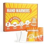 Bramble Hand Warmers Disposable - 20 Pack - Pocket Warmers for Hiking, Outdoor Activities, Skiing - 8 Hours of Heat