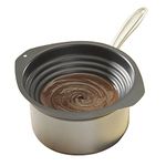 Nordic Ware Universal Double Boiler, 8 Cup Melting Pot Fits 6' to 9' Pans, Non-Stick Aluminium, Baking Accessories for Gentle Heating