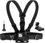 Sametop Chest Mount Harness Compatible with GoPro Hero (2018), Fusion, Hero 7, 6, 5, 4, Session, 3+, 3, 2, 1 Cameras