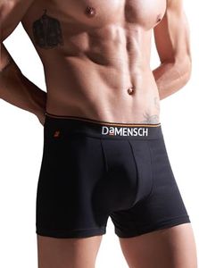 DAMENSCH Regular Fit Printed Cotton Trunks for Men Pack of 1 | Combed Cotton, Stretchy Fabric, Anti-Bacterial and Microfibre Waistband