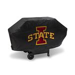 Rico Industries NCAA Iowas State Cyclones Black Deluxe Grill Cover Deluxe Vinyl Grill Cover - 68" Wide/Heavy Duty/Velcro Staps