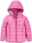 Snonook Toddler Winter Jacket– Insulated Water-Resistant Girls Fall Jacket & Boys Fall Jacket - Girls' Outerwear Jackets & Coats, Pink, XXS