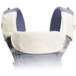 bebear Sucking Pads for Baby Carrier Teething Pads Drool Bibs Cotton Baby Carrier Bibs 3PC Fits All Brands Baby Carrier, Beige