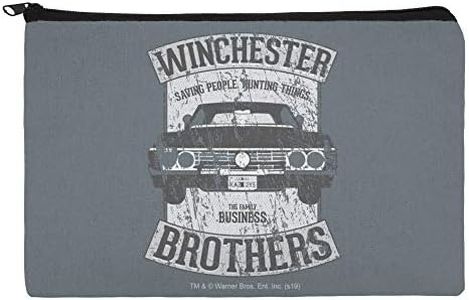 Supernatural Winchester Brother's Impala Makeup Cosmetic Bag Organizer Pouch