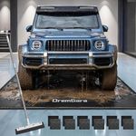 DremGara 7'9" x 18' Heavy-Duty Garage Floor Mat - Rain-Ready Waterproof Spill Containment Mat with 1.2" Raised Edges, 610GSM PVC Garage Car Mats for Under Car to Trap Mud & Oil, Non-Slip