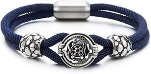 Mens Women Two-Row Blue Nautical Ma