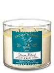 Bath & Body Works Aromatherapy Stress Relief Eucalyptus Tea Scented 3-Wick Candle