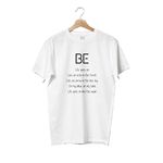 BTS BE Life GOES ON Unisex Printed Regular Fitted White T shirt for Men & Women(X-Large)