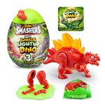 Smashers Mini Jurassic Light-Up Dino Egg Stegosaurus, Surprises Inside, Collectible Dinosaur Toy (Stegosaurus)