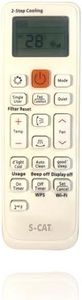 S-CAT AC Remote No. 90A (No Backlight), Compatible/Replacement for Samsung AC Remote Control (Exactly Same Remote Will Only Work, in case of Any Issues Contact Customer Care for Order)