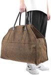 Fireplace Wood Accessory Fireplace Accessories, Log Carrier Firewood Storage Tote Bag Portable Organizer Firewood Carrier Log Tote for Outdoor Log Basket Log Bags