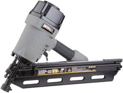 NuMax SFR3490 Pneumatic 34 Degree 3-1/2" Clipped Head Framing Nailer Ergonomic and Lightweight Nail Gun with Tool-Free Depth Adjust and No Mar Tip