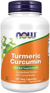Now Foods, Turmeric Curcumin (Curcuma), 665mg, 120 Capsules végétaliennes, Testé en Laboratoire, Sans Soja, Sans Gluten, Végétarien, Sans OGM