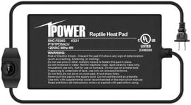 iPower Reptile Heat Mat Under Tank Warmer 4W/8W/16W/24W Terrarium Heater Heating Pad with Temperature Adjustable Controller Knob, Digital Thermometer and Hygrometerf or Amphibian, Multi Sizes