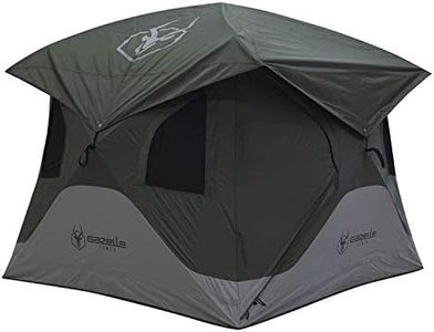 Gazelle T3X GT301GR 3 Person Pop Up Portable Camping Hub Tent, Alpine Green