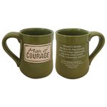 Abbey Press Man of Courage Pottery Mug